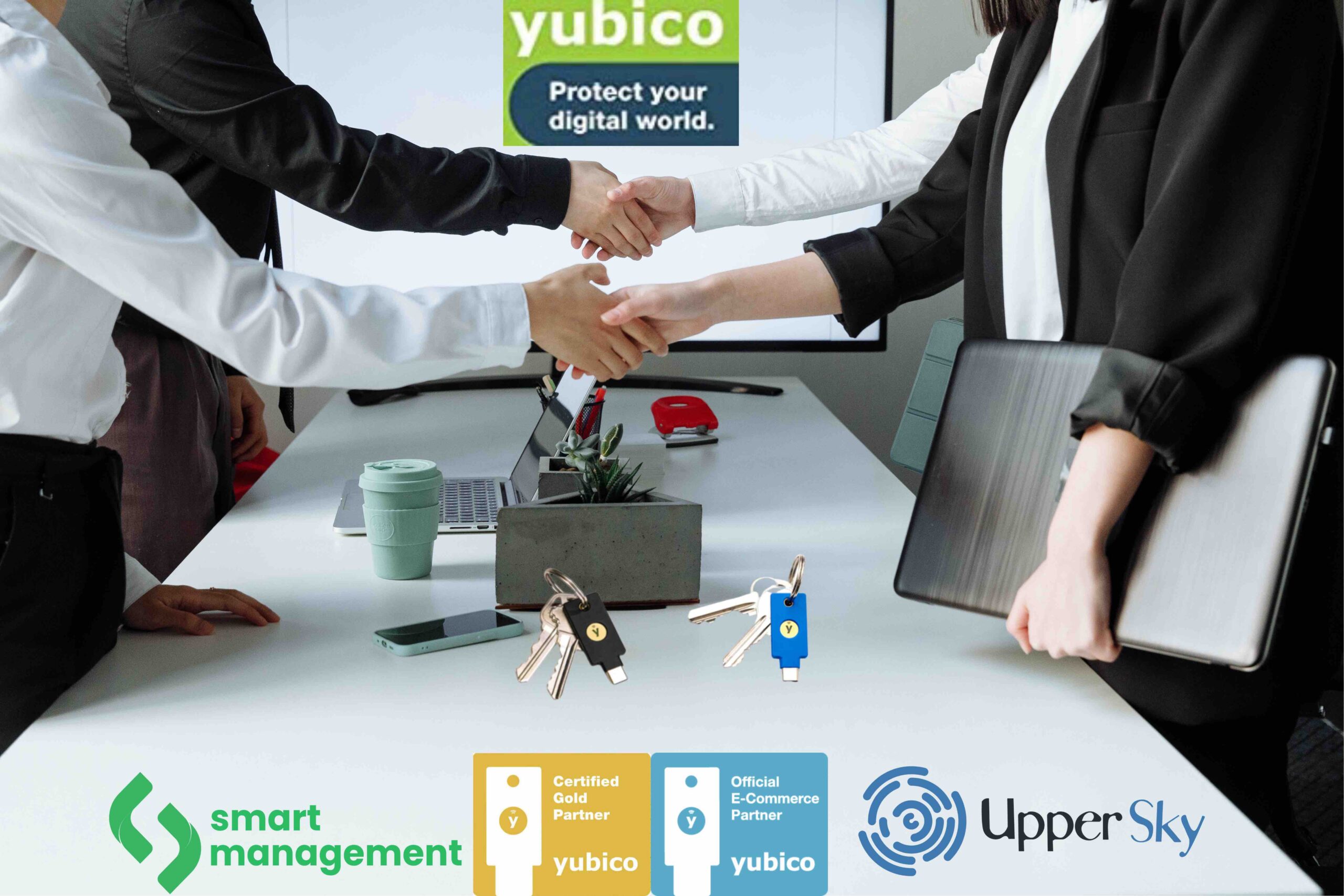 Uppersky ασφαλίστε τον ψηφιακό σας κόσμο με Yubikey το #1 κλειδί ασφαλείας στον κόσμο, για έλεγχο ταυτότητας πολλών παραγόντων ισχυρή άμυνα στο phishing